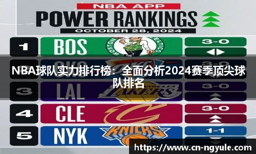 NBA球队实力排行榜：全面分析2024赛季顶尖球队排名